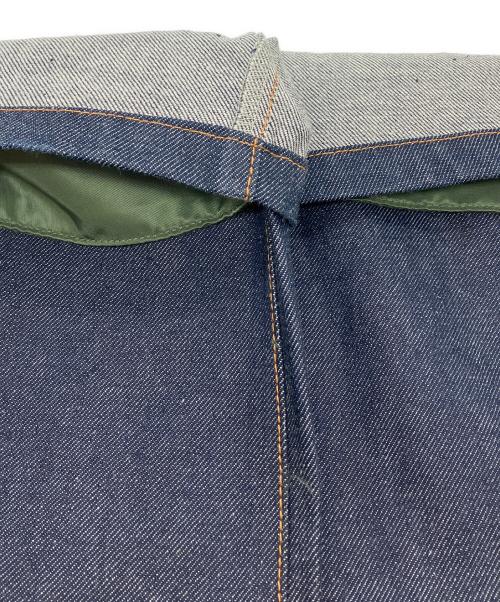 A.P.C.（アーペーセー）A.P.C. (アーペーセー) sacai (サカイ) PANTALON HARU切替デニムパンツ オリーブ×インディゴ サイズ:SIZE XXSの古着・服飾アイテム