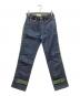 A.P.C.（アーペーセー）の古着「PANTALON HARU切替デニムパンツ」｜オリーブ×インディゴ