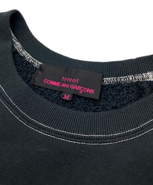 tricot COMME des GARCONS（トリココムデギャルソン）tricot COMME des GARCONS (トリココムデギャルソン) 半袖スウェット ブラック サイズ:Mの古着・服飾アイテム