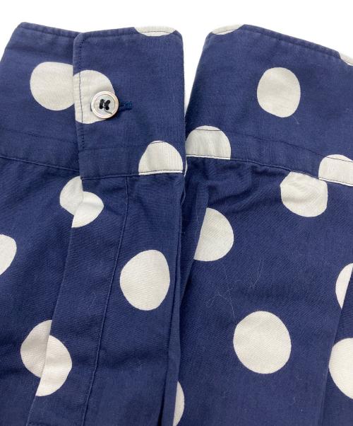 COMME des GARCONS COMME des GARCONS（コムデギャルソン コムデギャルソン）COMME des GARCONS COMME des GARCONS (コムデギャルソン コムデギャルソン) 丸襟ドットシャツ ホワイト×ネイビー サイズ:SIZE Sの古着・服飾アイテム