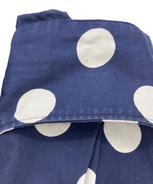 COMME des GARCONS COMME des GARCONS（コムデギャルソン コムデギャルソン）COMME des GARCONS COMME des GARCONS (コムデギャルソン コムデギャルソン) 丸襟ドットシャツ ホワイト×ネイビー サイズ:SIZE Sの古着・服飾アイテム