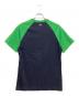 LACOSTE LIVE (ラコステライブ) 配色ラグランスリーブTシャツ ネイビー×グリーン サイズ:SIZE S：4000円