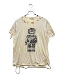 TEPPEI FURUYAMA（テッペイフルヤマ）の古着「ダメージデザインTシャツ」｜クリーム