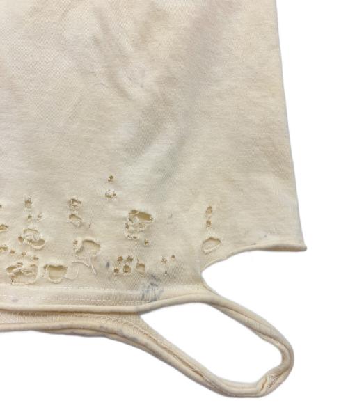 TEPPEI FURUYAMA（テッペイフルヤマ）TEPPEI FURUYAMA (テッペイフルヤマ) ダメージデザインTシャツ クリーム サイズ:不明の古着・服飾アイテム