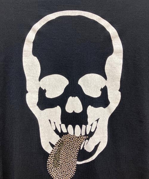 lucien pellat-finet（ルシアン・ペラフィネ）lucien pellat-finet (ルシアン・ペラフィネ) スカルプリントTシャツ ブラック サイズ:XLの古着・服飾アイテム