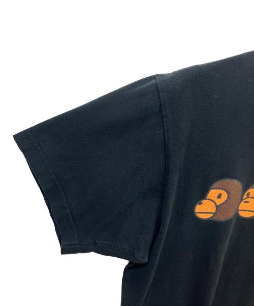A BATHING APE（アベイシングエイプ）A BATHING APE (アベイシングエイプ) babymilo Tシャツ ブラック サイズ:MEDIUMの古着・服飾アイテム
