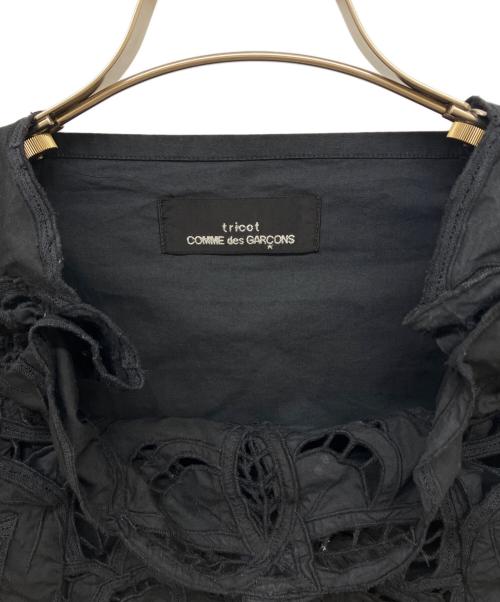 tricot COMME des GARCONS（トリココムデギャルソン）tricot COMME des GARCONS (トリココムデギャルソン) 切替ブラウス ブラック サイズ:-の古着・服飾アイテム
