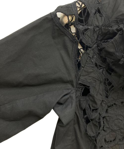 tricot COMME des GARCONS（トリココムデギャルソン）tricot COMME des GARCONS (トリココムデギャルソン) 切替ブラウス ブラック サイズ:-の古着・服飾アイテム