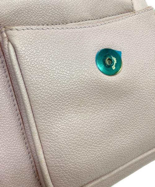 BVLGARI（ブルガリ）BVLGARI (ブルガリ) ダブルポケットボストンバッグ ピンクの古着・服飾アイテム