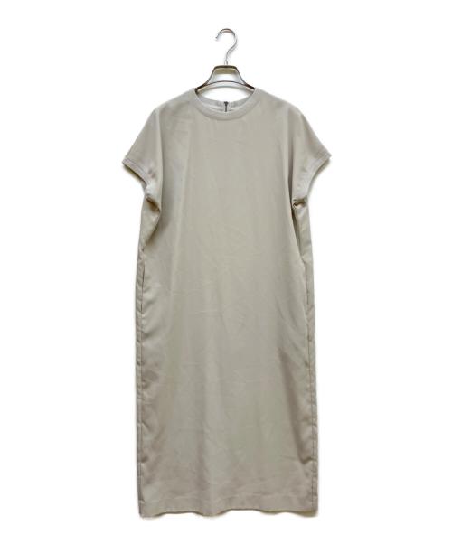 icB（アイシービー）icB (アイシービー) FluidBackSatin ワンピース ベージュ サイズ:SIZE 6の古着・服飾アイテム