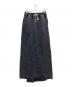 THEREDTHREAD（ザレッドスレッド）の古着「S slit line sweat skirt」｜グレー