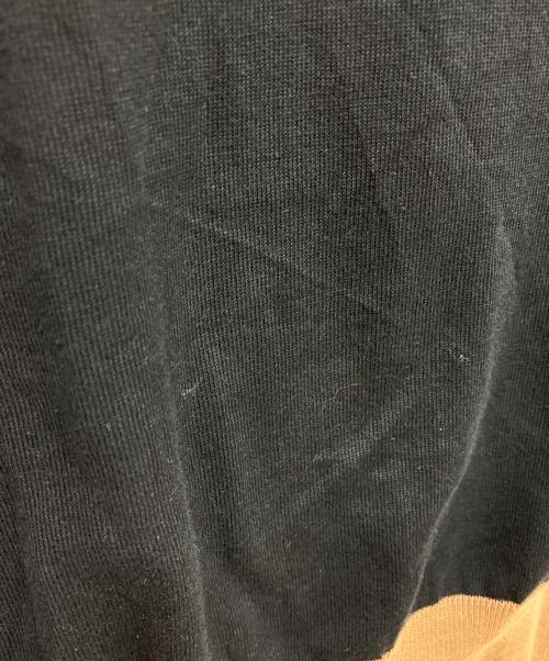 HERMES（エルメス）HERMES (エルメス) ニットポロシャツ ブラック サイズ:XXLの古着・服飾アイテム