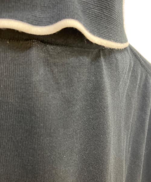 HERMES（エルメス）HERMES (エルメス) ニットポロシャツ ブラック サイズ:XXLの古着・服飾アイテム