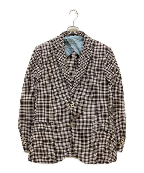 GUCCI（グッチ）GUCCI (グッチ) モヘアウールテーラードジャケット マルチカラー サイズ:7-52Rの古着・服飾アイテム