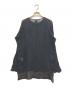 LES ATELIERS FRANCAIS DE CONFECTION (ル アトリエフランセ デ コンフェクション) HENLY NECK L/SL シャツ ブラック サイズ:SIZE Free：8000円