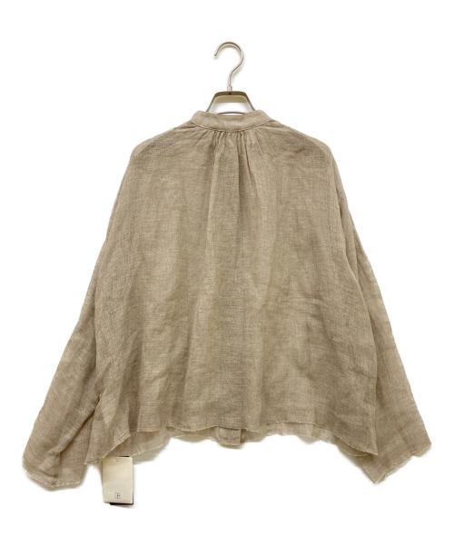 CALMER（カルメール）CALMER (カルメール) Plage (プラージュ) Mesh シャツ ベージュ サイズ:SIZE　F 未使用品の古着・服飾アイテム