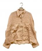 Plageプラージュ）の古着「RAMIE LYOCELL CROPPED シャツ」｜ピンク