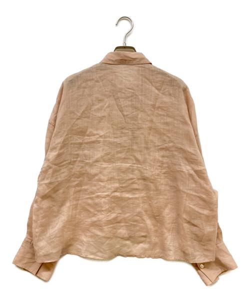 Plage（プラージュ）Plage (プラージュ) RAMIE LYOCELL CROPPED シャツ ピンク サイズ:SIZE Freeの古着・服飾アイテム