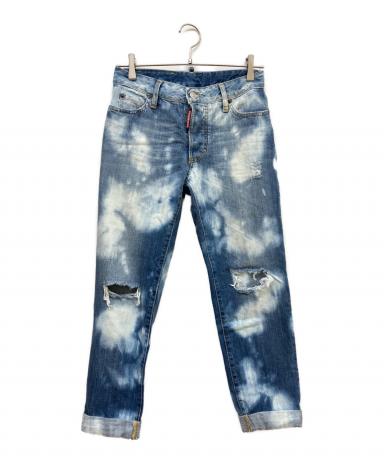 中古・古着通販】DSQUARED2 (ディースクエアード) ブリーチ加工デニム