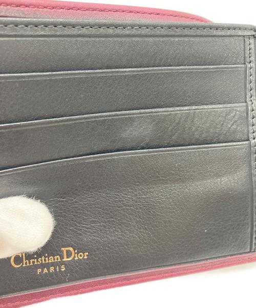 Christian Dior（クリスチャン ディオール）Christian Dior (クリスチャン ディオール) 2つ折り財布 ボルドーの古着・服飾アイテム