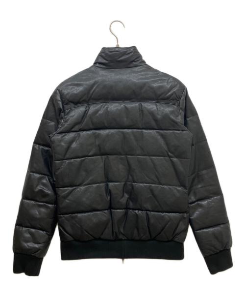acanthus（アカンサス）acanthus (アカンサス) レザーダウンジャケット ブラック サイズ:Mの古着・服飾アイテム