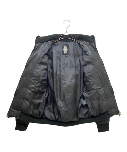 acanthus（アカンサス）acanthus (アカンサス) レザーダウンジャケット ブラック サイズ:Mの古着・服飾アイテム