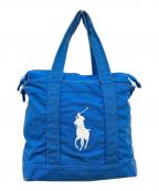 POLO RALPH LAURENポロ・ラルフローレン）の古着「キャンバストートバッグ」｜ブルー