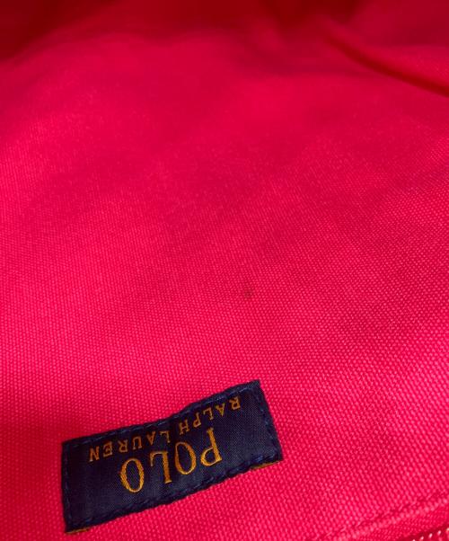 POLO RALPH LAUREN（ポロ・ラルフローレン）POLO RALPH LAUREN (ポロ・ラルフローレン) キャンバストートバッグ ブルーの古着・服飾アイテム