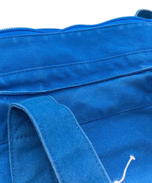 POLO RALPH LAUREN（ポロ・ラルフローレン）POLO RALPH LAUREN (ポロ・ラルフローレン) キャンバストートバッグ ブルーの古着・服飾アイテム