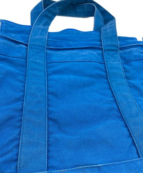 POLO RALPH LAUREN（ポロ・ラルフローレン）POLO RALPH LAUREN (ポロ・ラルフローレン) キャンバストートバッグ ブルーの古着・服飾アイテム