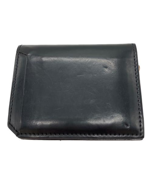 l'arcobaleno（ラルコバレーノ）l'arcobaleno (ラルコバレーノ) Horween (ホーウイン) スマートカードウォレット ブラックの古着・服飾アイテム