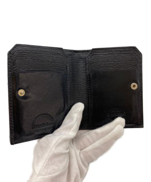 l'arcobaleno（ラルコバレーノ）l'arcobaleno (ラルコバレーノ) Horween (ホーウイン) スマートカードウォレット ブラックの古着・服飾アイテム