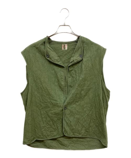 MILITARY（ミリタリー）MILITARY (ミリタリー) Belgian Army Quilted Vest オリーブ サイズ:-の古着・服飾アイテム