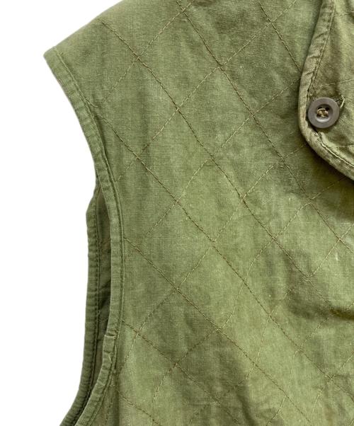 MILITARY（ミリタリー）MILITARY (ミリタリー) Belgian Army Quilted Vest オリーブ サイズ:-の古着・服飾アイテム