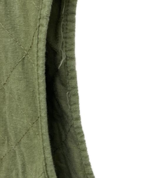 MILITARY（ミリタリー）MILITARY (ミリタリー) Belgian Army Quilted Vest オリーブ サイズ:-の古着・服飾アイテム