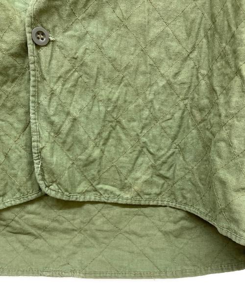 MILITARY（ミリタリー）MILITARY (ミリタリー) Belgian Army Quilted Vest オリーブ サイズ:-の古着・服飾アイテム