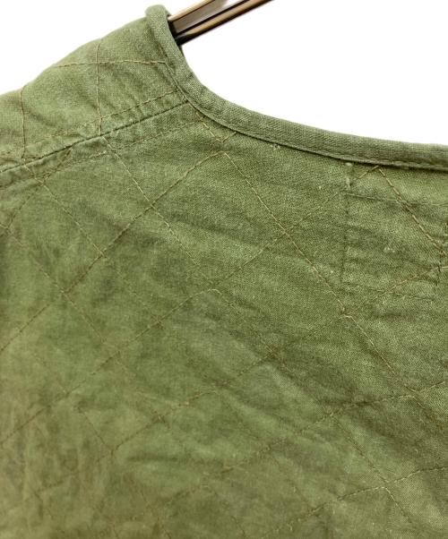 MILITARY（ミリタリー）MILITARY (ミリタリー) Belgian Army Quilted Vest オリーブ サイズ:-の古着・服飾アイテム