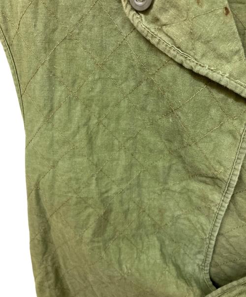 MILITARY（ミリタリー）MILITARY (ミリタリー) Belgian Army Quilted Vest オリーブ サイズ:-の古着・服飾アイテム