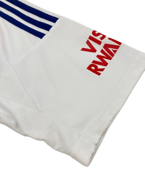 adidas（アディダス）adidas (アディダス) ゲームシャツ ホワイト×レッド サイズ:SIZE 2XLの古着・服飾アイテム
