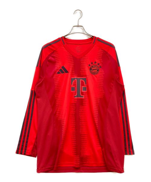 adidas（アディダス）adidas (アディダス) ゲームシャツ レッド サイズ:SIZE 2XLの古着・服飾アイテム