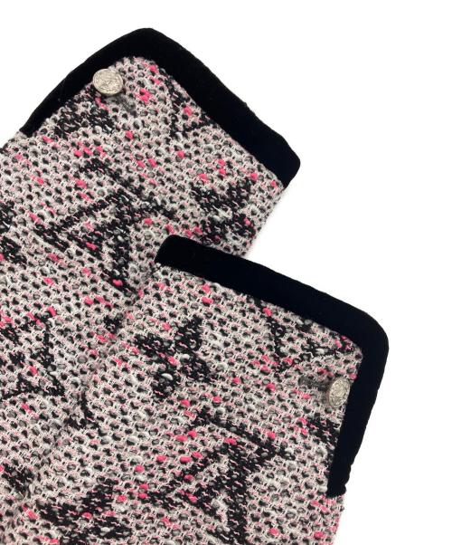 LOUIS VUITTON（ルイ ヴィトン）LOUIS VUITTON (ルイ ヴィトン) モノグラムツイードプレッピーブレザー ホワイト×ピンク サイズ:38 未使用品の古着・服飾アイテム