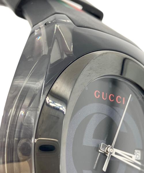 GUCCI（グッチ）GUCCI (グッチ) 腕時計 ブラックの古着・服飾アイテム