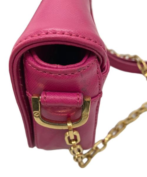 TORY BURCH（トリーバーチ）TORY BURCH (トリーバーチ) サフィアーノレザーショルダーバッグ パープルの古着・服飾アイテム
