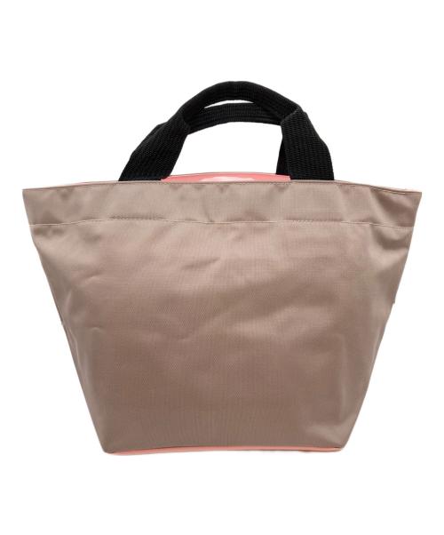 Herve Chapelier（エルベシャプリエ）Herve Chapelier (エルベシャプリエ) ナイロン舟型トートM ベージュ×ピンクの古着・服飾アイテム