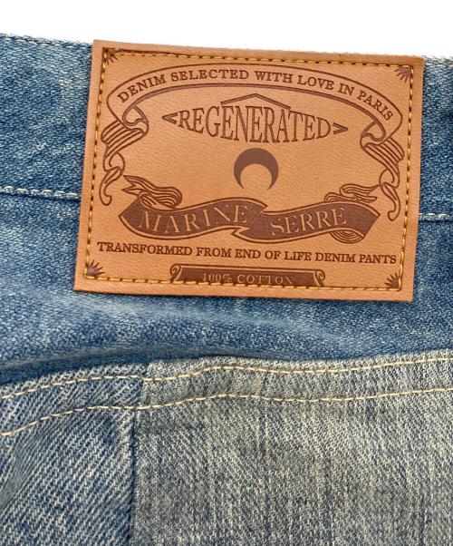 MARINE SERRE（マリーンセル）MARINE SERRE (マリーンセル) Regenerated Denim Wide Leg Pants インディゴ サイズ:36の古着・服飾アイテム