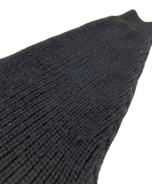 MARINE SERRE（マリーンセル）MARINE SERRE (マリーンセル) WOOL AND FLUFFY KNIT CREWNECK PULLOVER ブラック サイズ:SIZE Sの古着・服飾アイテム
