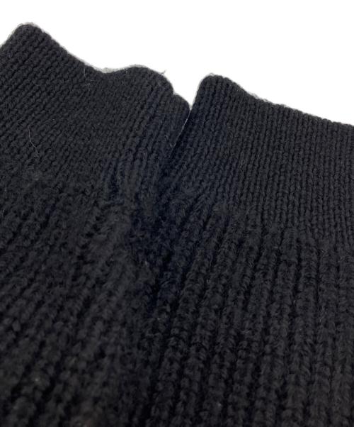 MARINE SERRE（マリーンセル）MARINE SERRE (マリーンセル) WOOL AND FLUFFY KNIT CREWNECK PULLOVER ブラック サイズ:SIZE Sの古着・服飾アイテム
