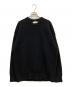 MARINE SERRE（マリーンセル）の古着「WOOL AND FLUFFY KNIT CREWNECK PULLOVER」｜ブラック