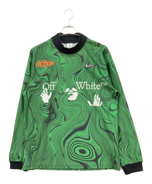 NIKE（ナイキ）NIKE (ナイキ) OFFWHITE (オフホワイト) カットソー グリーン サイズ:Sの古着・服飾アイテム