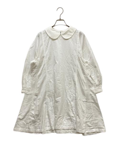 COMME des GARCONS COMME des GARCONS（コムデギャルソン コムデギャルソン）COMME des GARCONS COMME des GARCONS (コムデギャルソン コムデギャルソン) ブラウスワンピース ホワイト サイズ:Mの古着・服飾アイテム